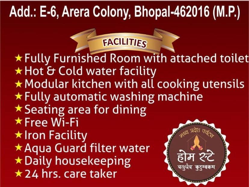 Aashiyana Home Stay Bhopal Dış mekan fotoğraf